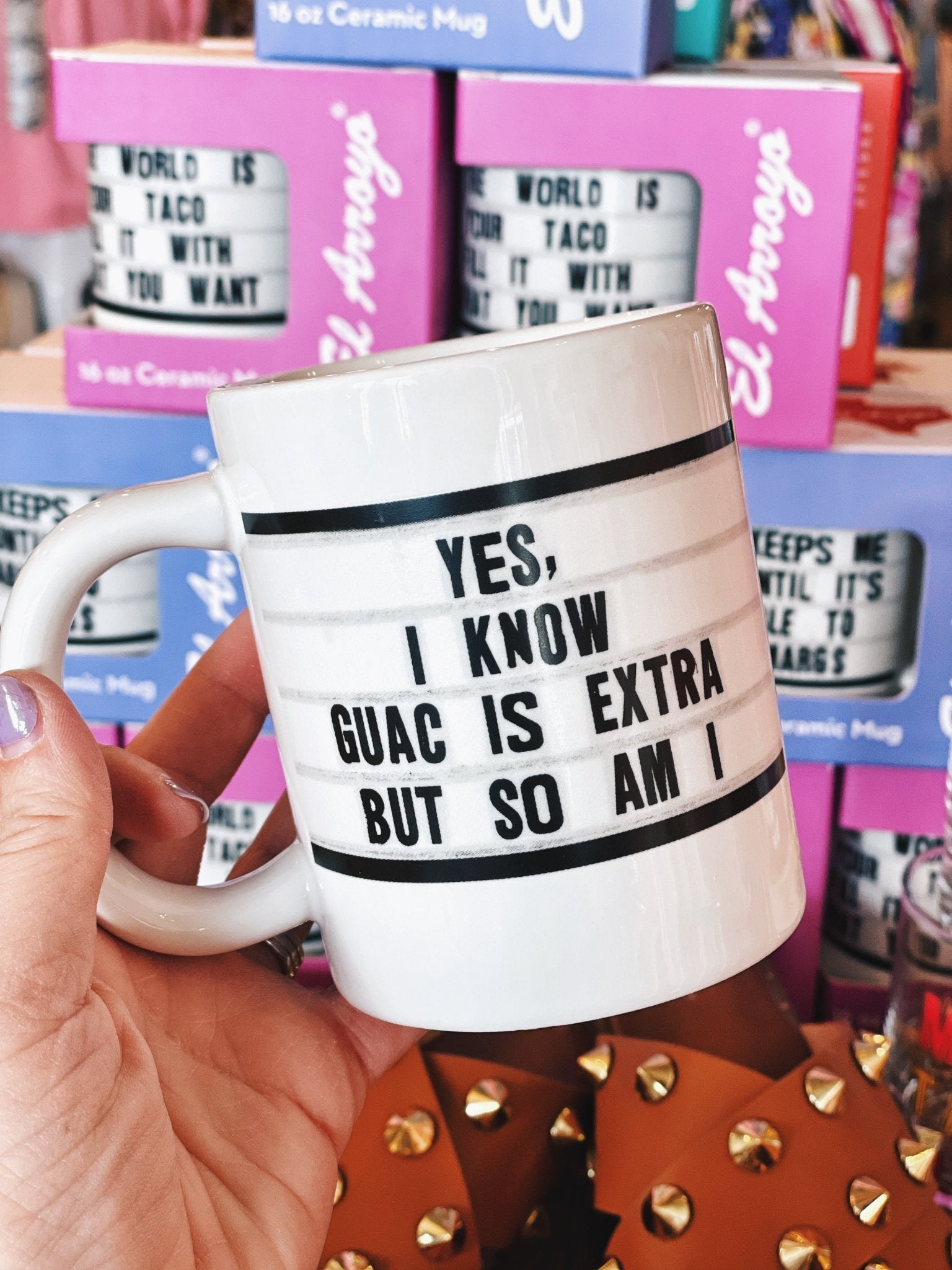 I Know Gauc is Extra.... Ceramic Mug - Amelia's Boutique